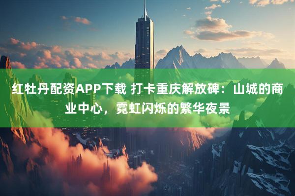 红牡丹配资APP下载 打卡重庆解放碑：山城的商业中心，霓虹闪烁的繁华夜景